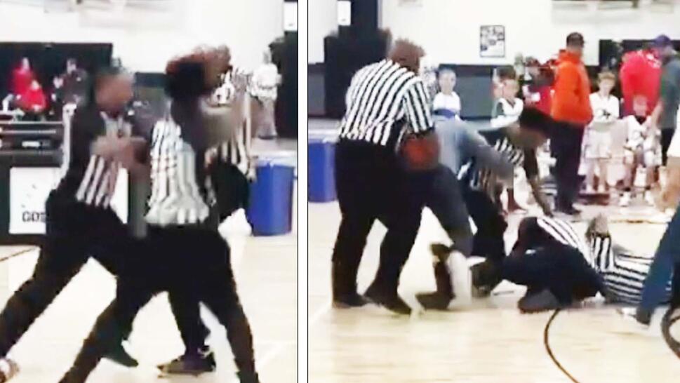 4th grade basketball referees fight